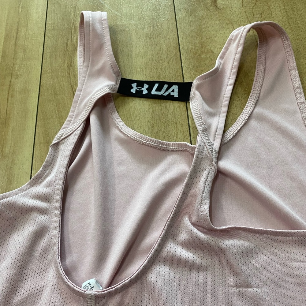 Under Armour Heat Gear Women’s Small Pink Running Tank Top - Picture 5 of 5